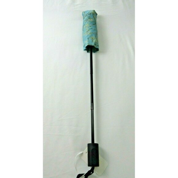 COPY - Almond Blossoms Van Gogh Print Compact Travel Umbrella Black Blue NWT Fr… - Picture 6 of 9